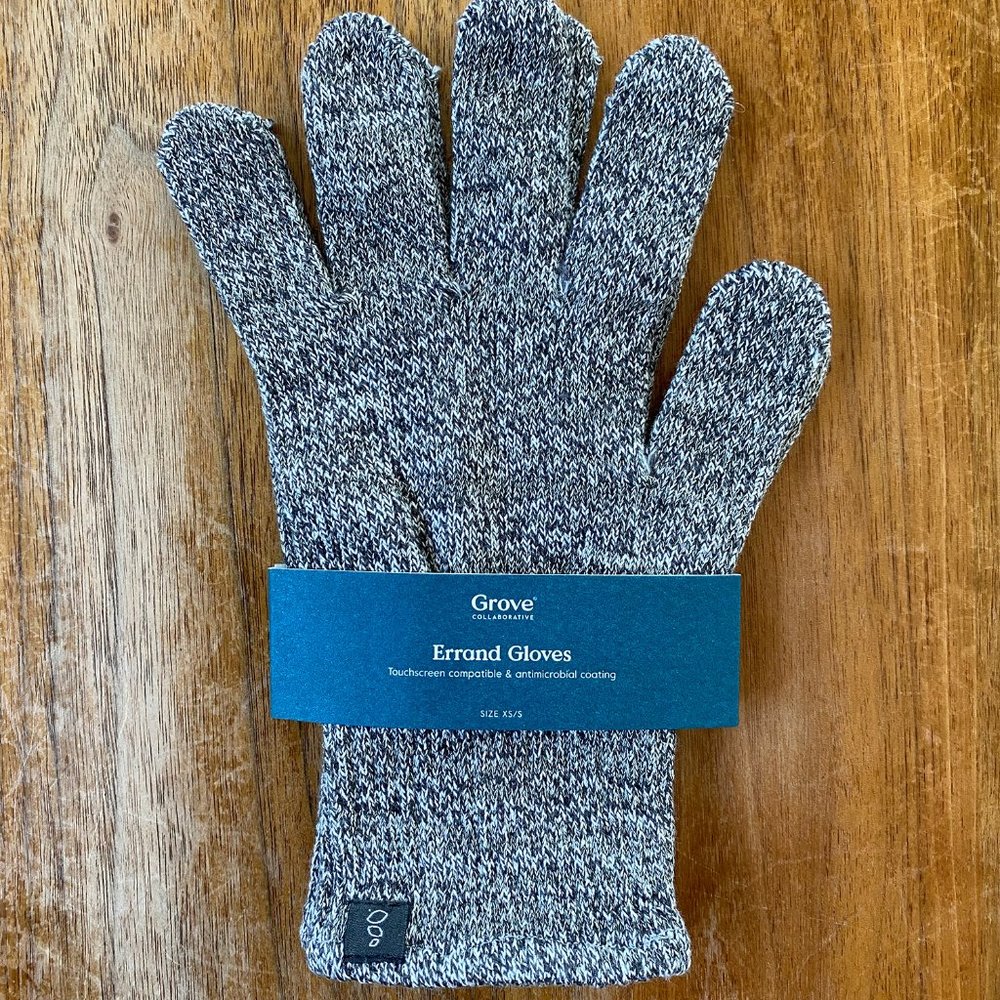 NWT Errand Gloves: knit, anti-microbial, reusable